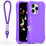 TFO Safepop Case With Strap For Iphone 16 Pro Max 6,9'' purple