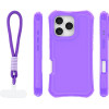 TFO Safepop Case With Strap For Iphone 16 Pro Max 6,9'' purple
