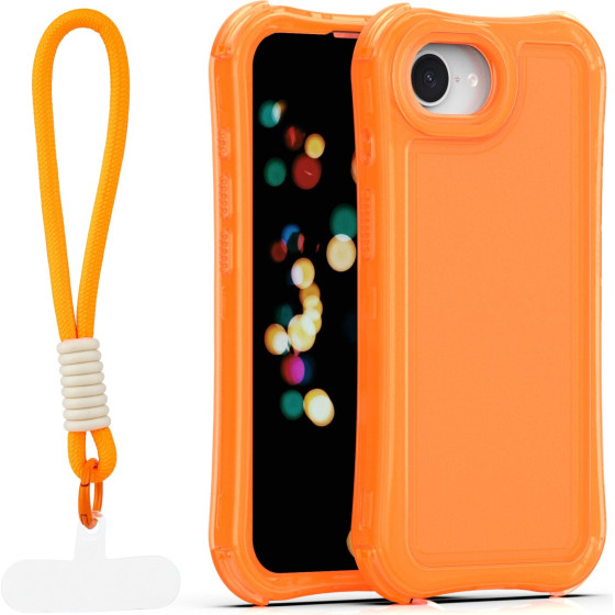 TFO Safepop Case With Strap For Iphone 16e / 17e orange