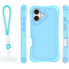 TFO Safepop Case With Strap For Iphone 17 6,3'' blue