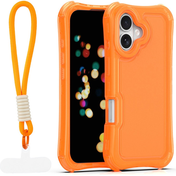 TFO Safepop Case With Strap For Iphone 17 6,3'' orange
