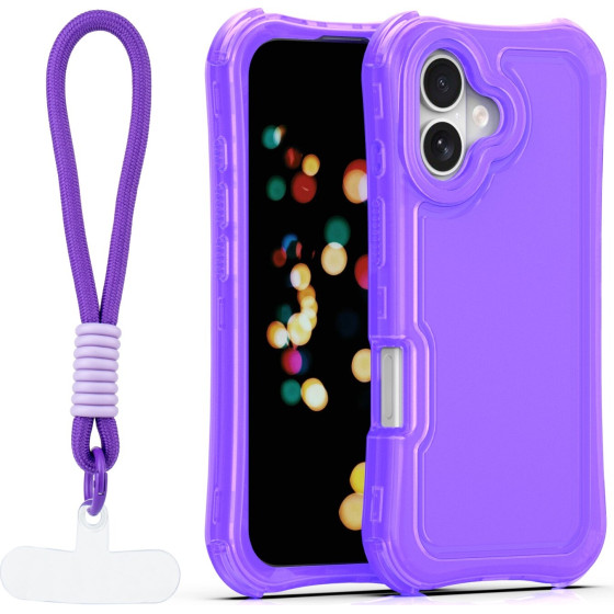 TFO Safepop Case With Strap For Iphone 17 6,3'' purple