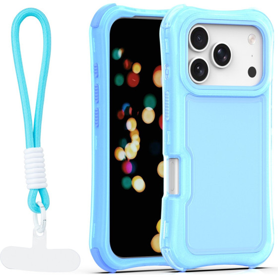 TFO Safepop Case With Strap For Iphone 17 Pro Max 6,9'' blue