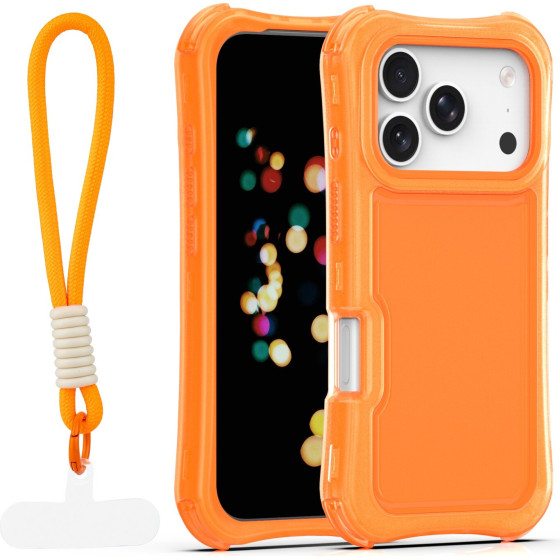 TFO Safepop Case With Strap For Iphone 17 Pro Max 6,9'' orange