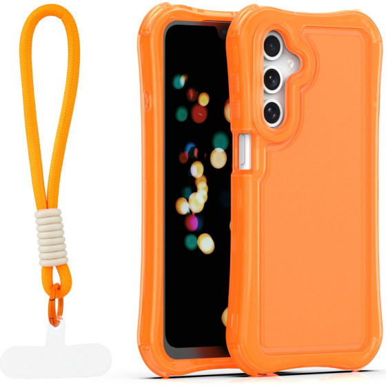 TFO Safepop Case With Strap For Samsung Galaxy A16 4G / A16 5G orange