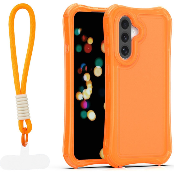 TFO Safepop Case With Strap For Samsung Galaxy A57 5G orange