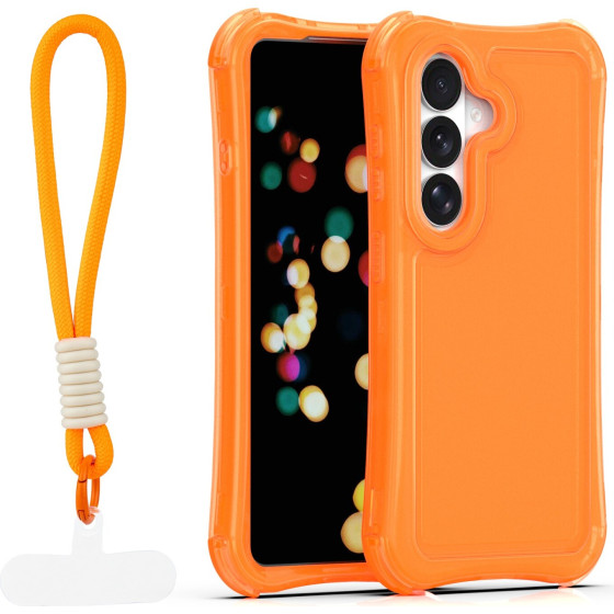 TFO Safepop Case With Strap For Samsung Galaxy S26 orange