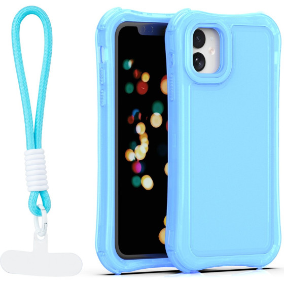 TFO Safepop Case With Strap For Iphone 11 blue