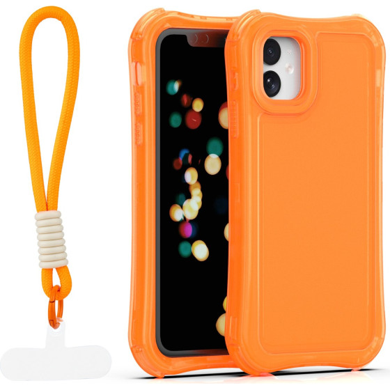 TFO Safepop Case With Strap For Iphone 11 orange