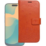 Mezzo Book Case For Iphone 17 Cats Brown OEM