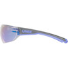 UVEX Equate Cycling glasses, black/Blue matt/Mirror Blue - (53/3/082/2416/UNI)