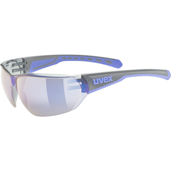 UVEX Equate Cycling glasses, black/Blue matt/Mirror Blue - (53/3/082/2416/UNI)