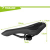 Trizand Bicycle Seat 28x14cm - (19072-0)