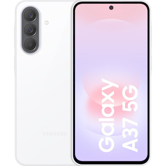 Samsung Galaxy A37 5G 17 Cm (6.7'') Dual Sim Android 16.0 Usb Type-C 6 Gb 128 Gb 5000 Mah White - (SM-A376BZWBEUE)