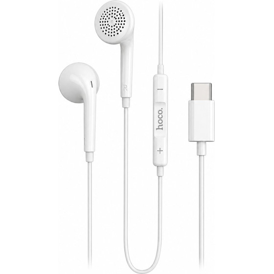 Hoco Hands Free Stereo USB-C �� ��������� 1.2m ����� ������� �� ���� ��� USB-C �������� - (DM51 Fringe)
