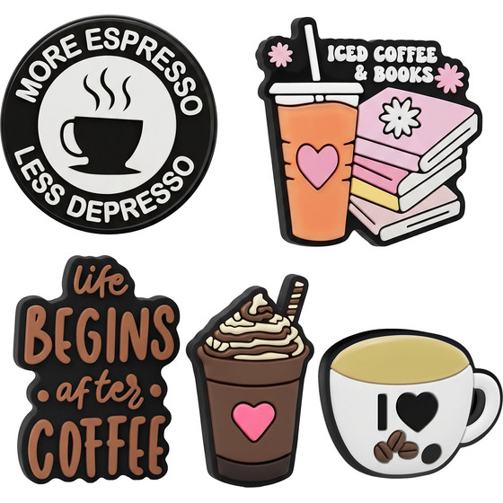 TFO 3D Sticker Coffee 5pCs set