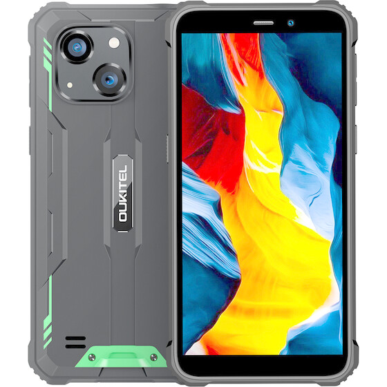 Oukitel Smartphone WP32, 6'', 4/128GB, 6300mAh, IP68/IP69K/MIL-STD-810H, ������� - (WP32-GN)
