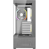 1sTplayer Case Atx - Crystal Vision CV7 Black - 5 x 120 Mm Included - (CV7-BK-2FAR-2FH7R-1FH7)