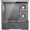 1sTplayer Case Atx - Crystal Vision CV7 Black - 5 x 120 Mm Included - (CV7-BK-2FAR-2FH7R-1FH7)