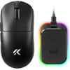 MCHOSE A7 V2 Ultra Black - Wireless Gaming Mouse - Dual 8K, Omron Mechanical - (HW-A7V2-5)