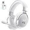 MCHOSE Wireless Gaming Headphones - V9 Pro Icy White - Bluetooth , 2.4G - (HW-V9-5)