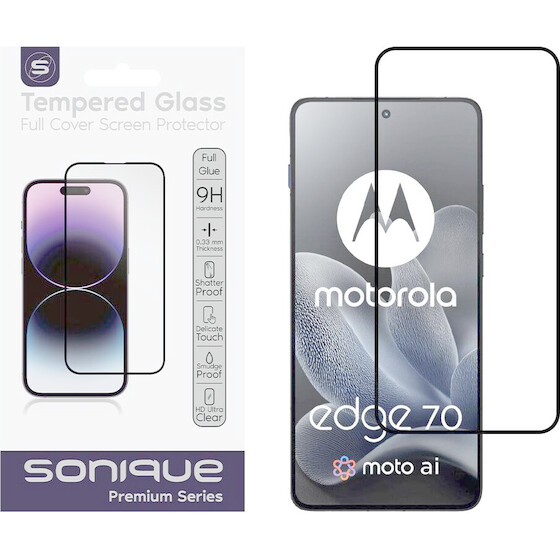 Sonique Hardy Glass Premium Series Hd Full Cover 9H Motorola Edge 70 5G �����