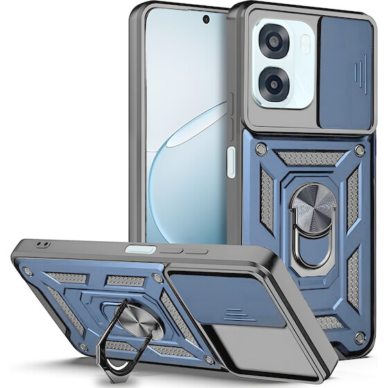 Techsuit - Camshield Series - Oppo A6 4G / A6x 4G / A6x 5G - Blue