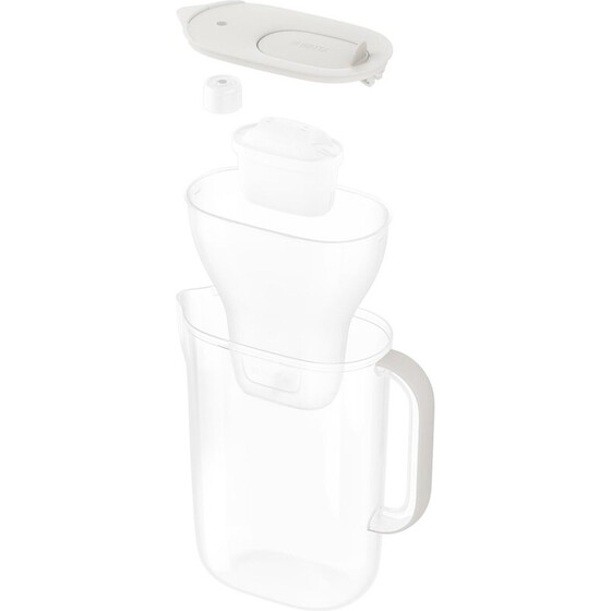 Brita Style Essential Filter Jug + 4 Maxtra Pro Pure Performance Filter Cartridges (sand-coloured) - (1059263)
