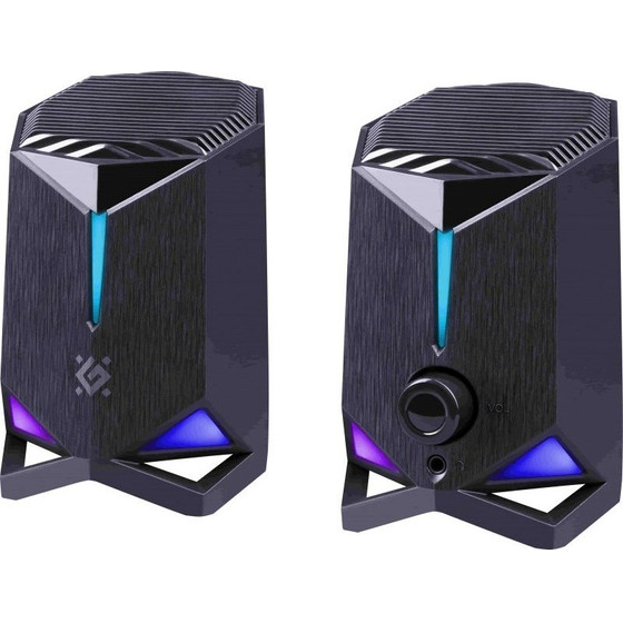 Defender Pc Speakers Rocket 2.0 6W Led Usb Black - (65094)