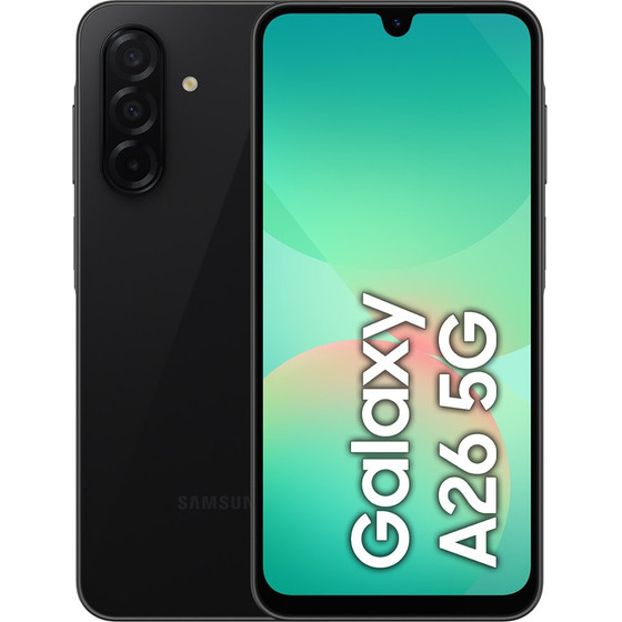 Samsung Galaxy A26 5G 17 Cm (6.7'') Dual Sim Android 15 Usb Type-C 6 Gb 128 Gb 5000 Mah Black - (SM-A266BZKBEEE)