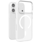 Puro Lightfeel Iphone 17 Pro Case Compatible With Magsafe - Transparent And White - (PUIPC17P63HAZEMWHI)