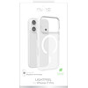 Puro Lightfeel Iphone 17 Pro Case Compatible With Magsafe - Transparent And White - (PUIPC17P63HAZEMWHI)