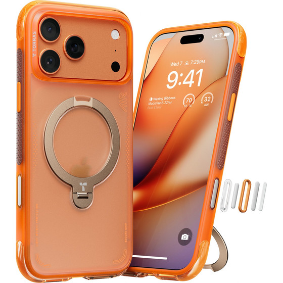 Torras Ostand Q3 Air, Horizon Orange - Iphone 17 Pro Max - (X00RP102R065)