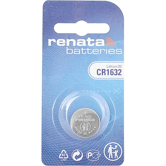 Renata ��������� ���������� ������ CR1632 3V Li-Ion 1 ���. 1/BLISTER