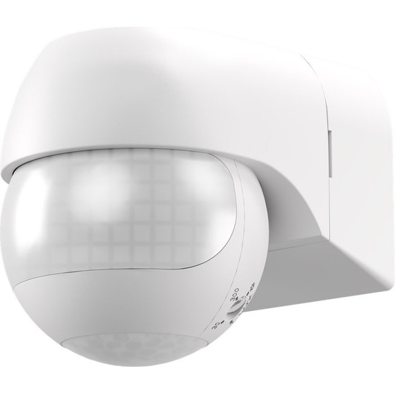 Goobay 2-Zone Motion Detector, Tiltable/Swivelling, White - (79593)