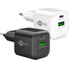Goobay 20 W USB-C Pd Gan Dual Fast Charger White White - (79621)