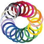 3Doodler Filament FLOW 20 PLA 20 Farben Nachfullpack Polylactic acid (PLA) Black, Blue, Dark Green, Dark pink, Gold, Green, Lilac, Navy, Orange, Pink, Transparent, White, Yellow - (FLOW-FILLS)