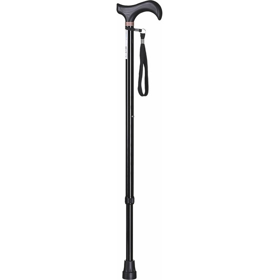 ActionMed Adjustable walking stick black - (LI200AM)