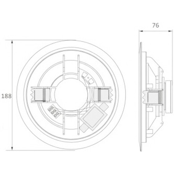 AVTEK Ceiling Speaker Cs 606 - (1SVS70)