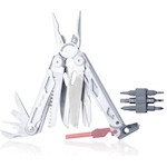 AZYMUT Giewon Fs Multitool - Fire Starter - 19 Tools - Flint + Whistle + Belt Holster - (H2038A)