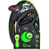 flexi New Neon M - Retractable Leash - 5 m
