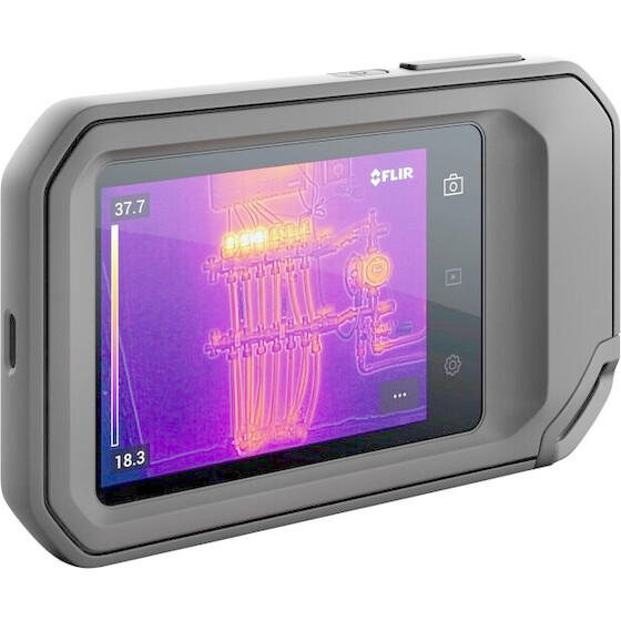 FLIR C-5 Thermal Imaging Camera Black Built-In Display 160 x 120 Pixels - (C5)