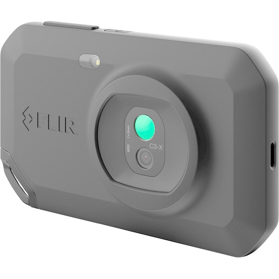 FLIR C3-X Thermal Imaging Camera Black 1800 Mah Vanadium Oxide Uncooled Focal Plane Arrays Built-In Display 128 x 96 Pixels Lcd 640 x 480 Pixels - (C3-X)