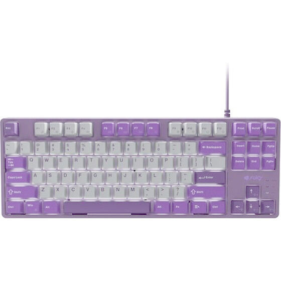 FURY Kanabo K2 Gaming Keyboard Us White Backlight Mechanical grey-Purple - (NFU-2350)