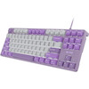 FURY Kanabo K2 Gaming Keyboard Us White Backlight Mechanical grey-Purple - (NFU-2350)
