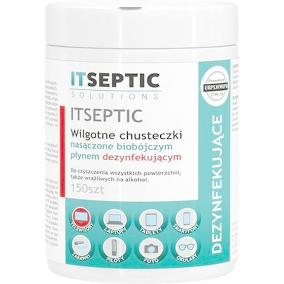 e5 ITSEPTIC wipes wet disinfectant wipes for electrical appliances, for all surfaces 150 pcs - (RE02609)