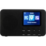 Adler Camry Internet Radio, 2.4'' Black - (CR 1918)