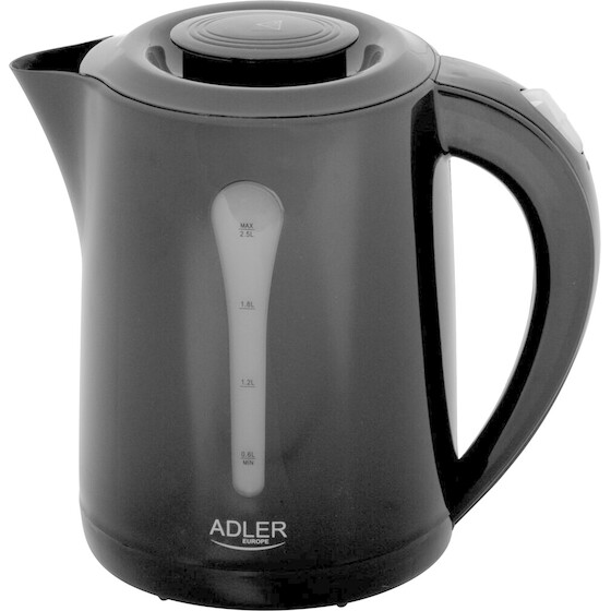 Adler Electric kettle 2.5 L 2200 W Black - (AD 1244b)