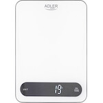 Adler Electronic kitchen scale White, Black - (AD 3177wb)