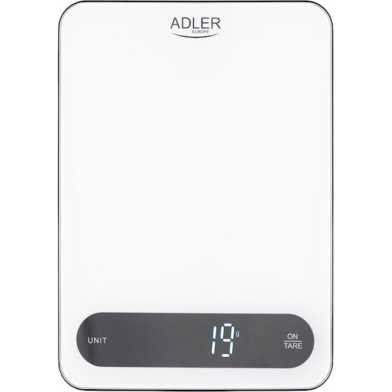 Adler Electronic kitchen scale White, Black - (AD 3177wb)